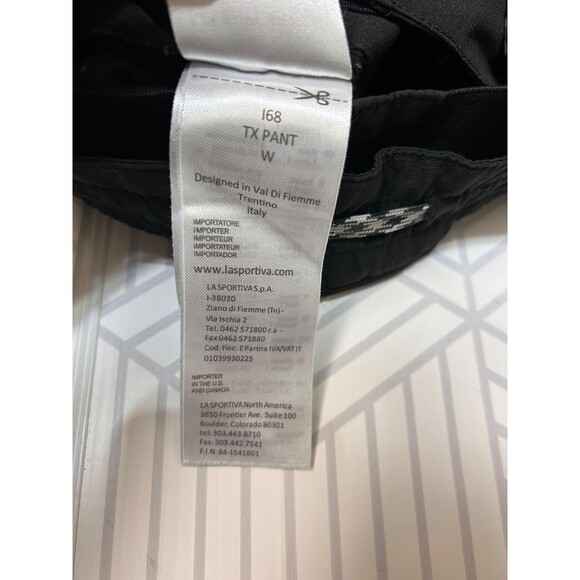 La Sportiva Italy Women's size XS Climbing Pants Black Hiking Ins 32 g - Picture 8 of 12